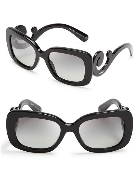 prada black baroque sunglasses|Prada baroque sunglasses for women.